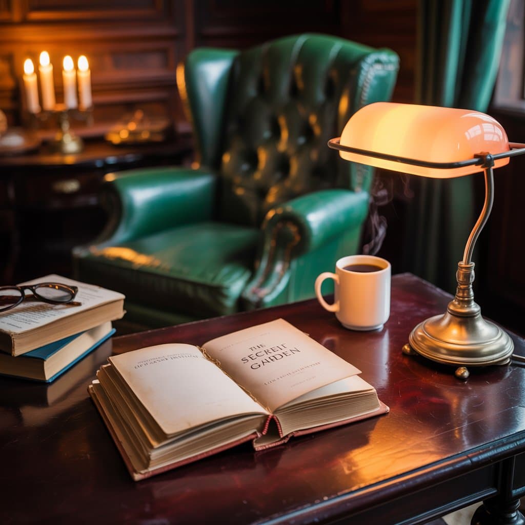 Moody Late-Night Reading aesthetic