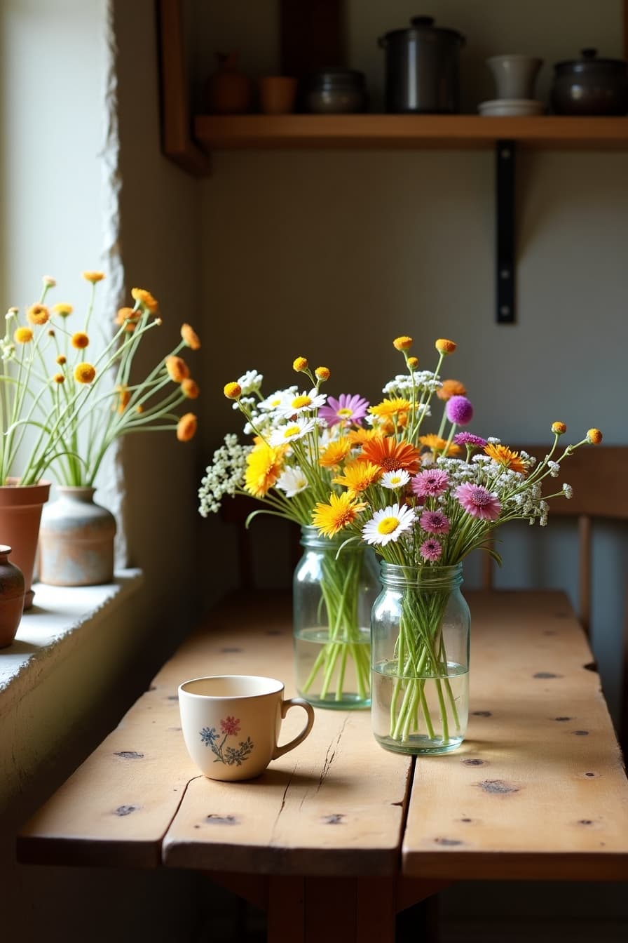 Rustic Garden Brew Station