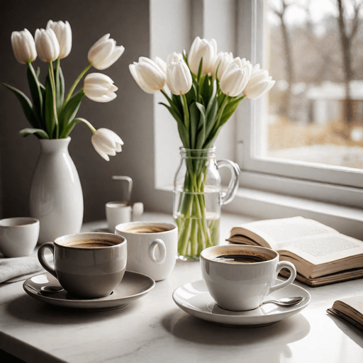 Scandinavian Spring Coffee Corner