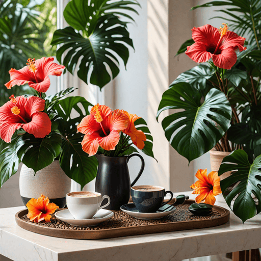 Tropical Coffee Paradise