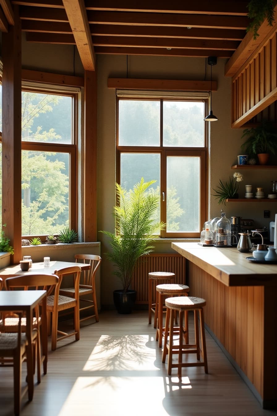 Wabi-Sabi Minimalism Japanese Coffee Shop
